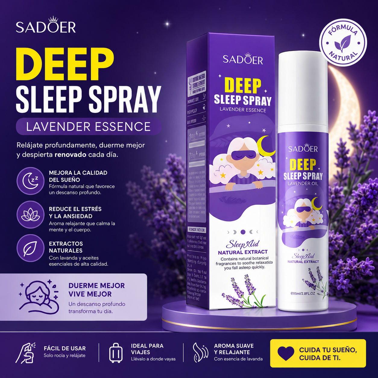 Spray Para Dormir Relajante