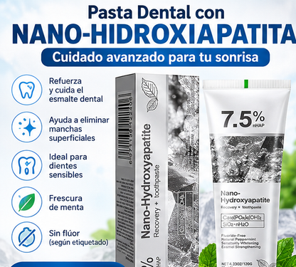 NanoWhite™ 7.5% | Pasta Dental de Hidroxiapatita