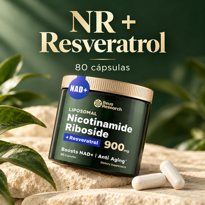Reus Research NR + Resveratrol | 80 cápsulas