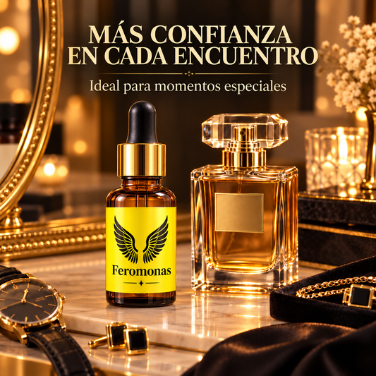 Esencia Attraction con Feromonas 15 ml | Confianza y Magnetismo Personal