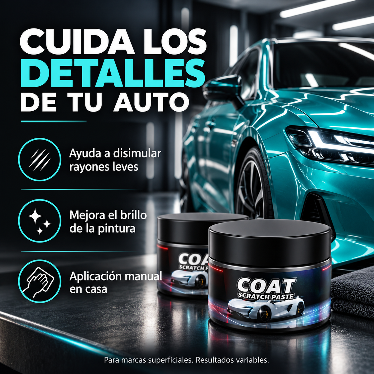 BrilloAuto | Pasta para Rayones Superficiales