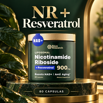 Reus Research NR + Resveratrol | 80 cápsulas