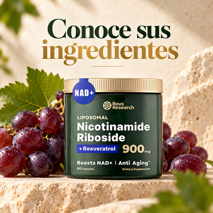 Reus Research NR + Resveratrol | 80 cápsulas