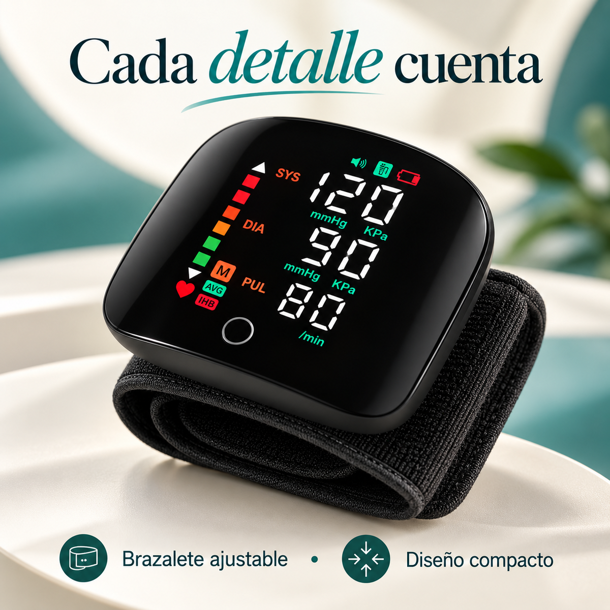 Arteria Vital ™ | Monitor Digital de Presión de Muñeca.