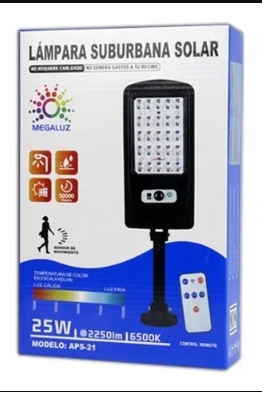 Lampara Solar Led Suburbana