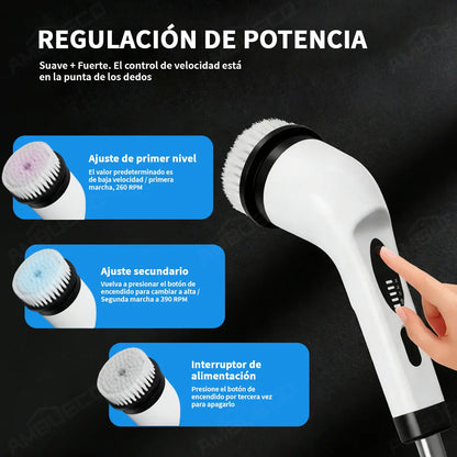 Leody Clean™  | Cepillo Limpiador Electrico 9 En 1