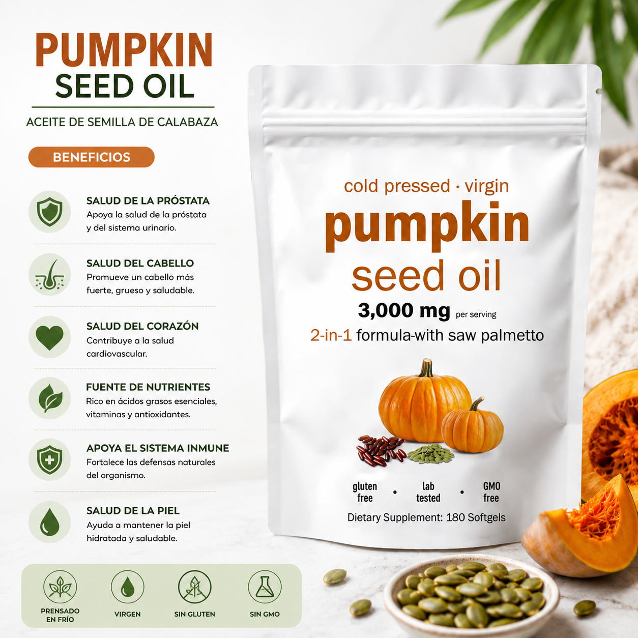 Aceite De Semilla De Calabaza