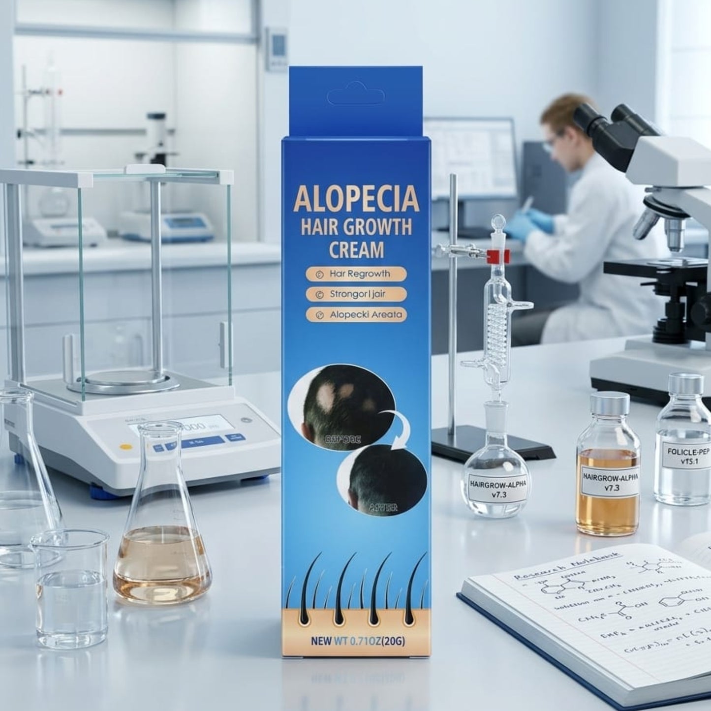 Raices Veloces™ | Alopecia Crema Para Crecimiento Capilar