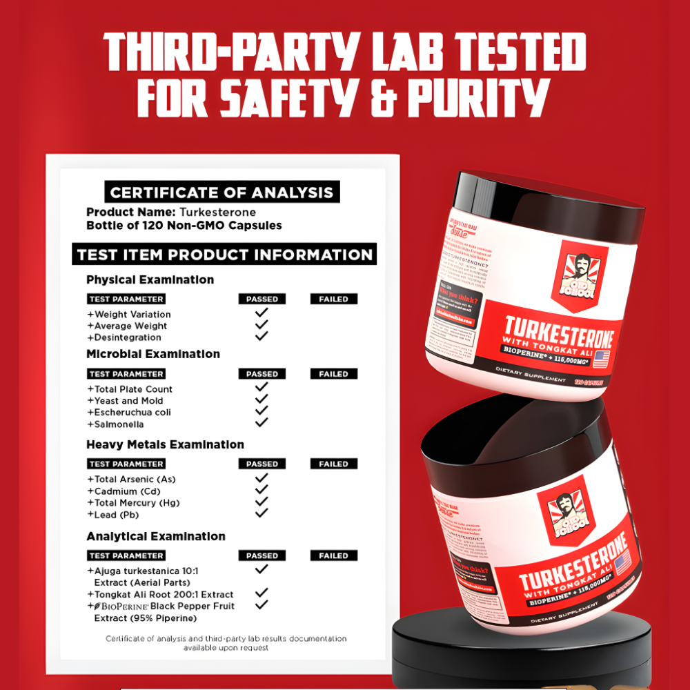 Old School™ | Suplemento Turkesterone 120 Capsulas