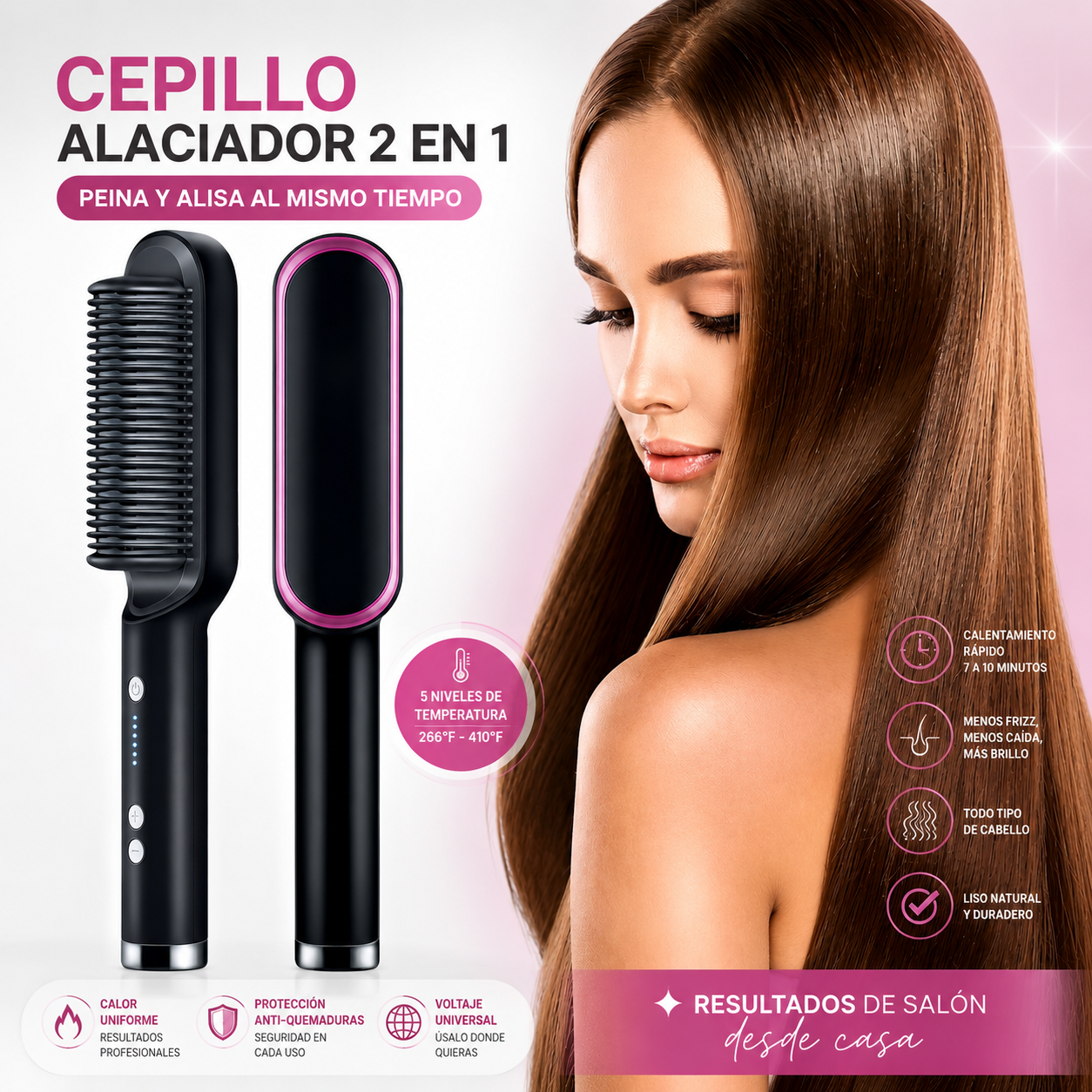 Laciado Master™ | Cepillo Alaciador