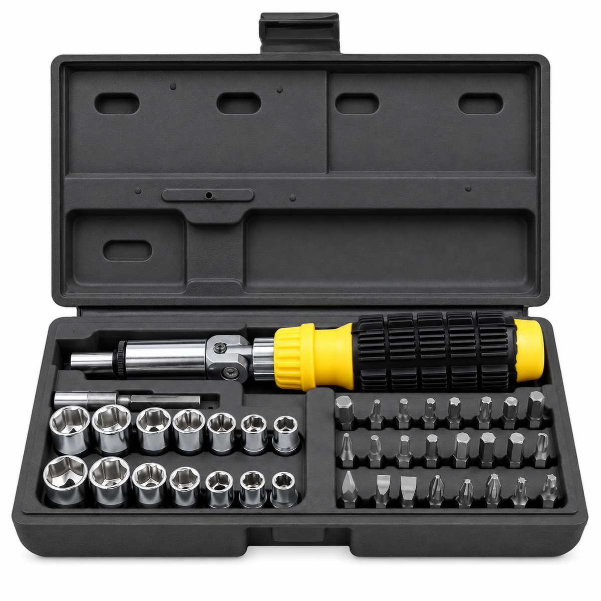 Kit Destornillador 40 Pcs Ergonomico