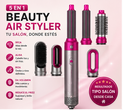 Cero Frizz™ | Cepillo Alisador 5 En 1 Profesional
