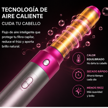 Cero Frizz™ | Cepillo Alisador 5 En 1 Profesional