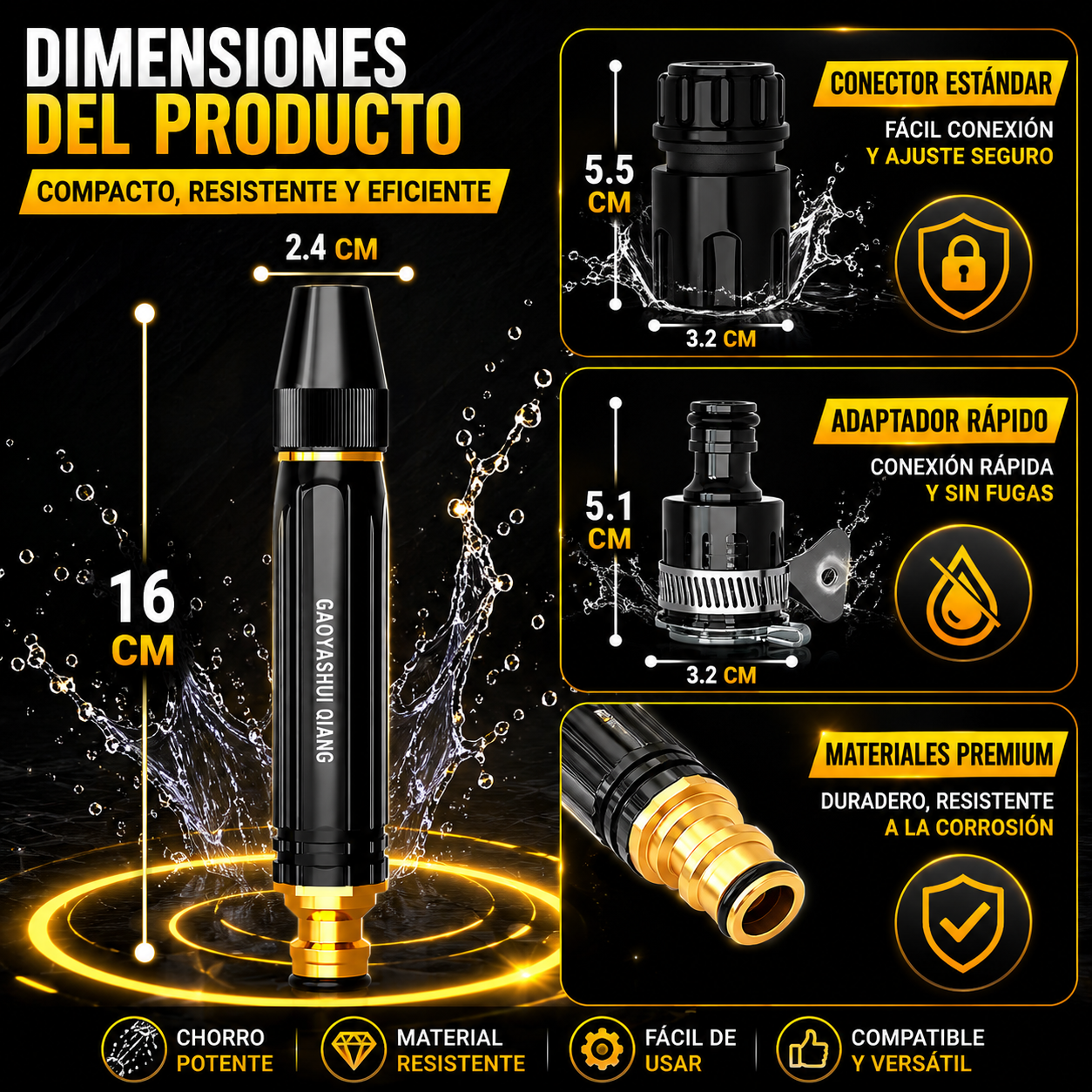 Power Clean Pro™ | Pistola Alta Presion De Agua