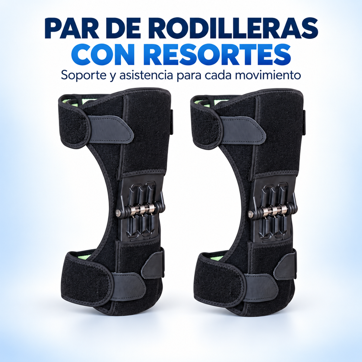 Rodilleras PowerLift™ | con 3 Resortes de Asistencia