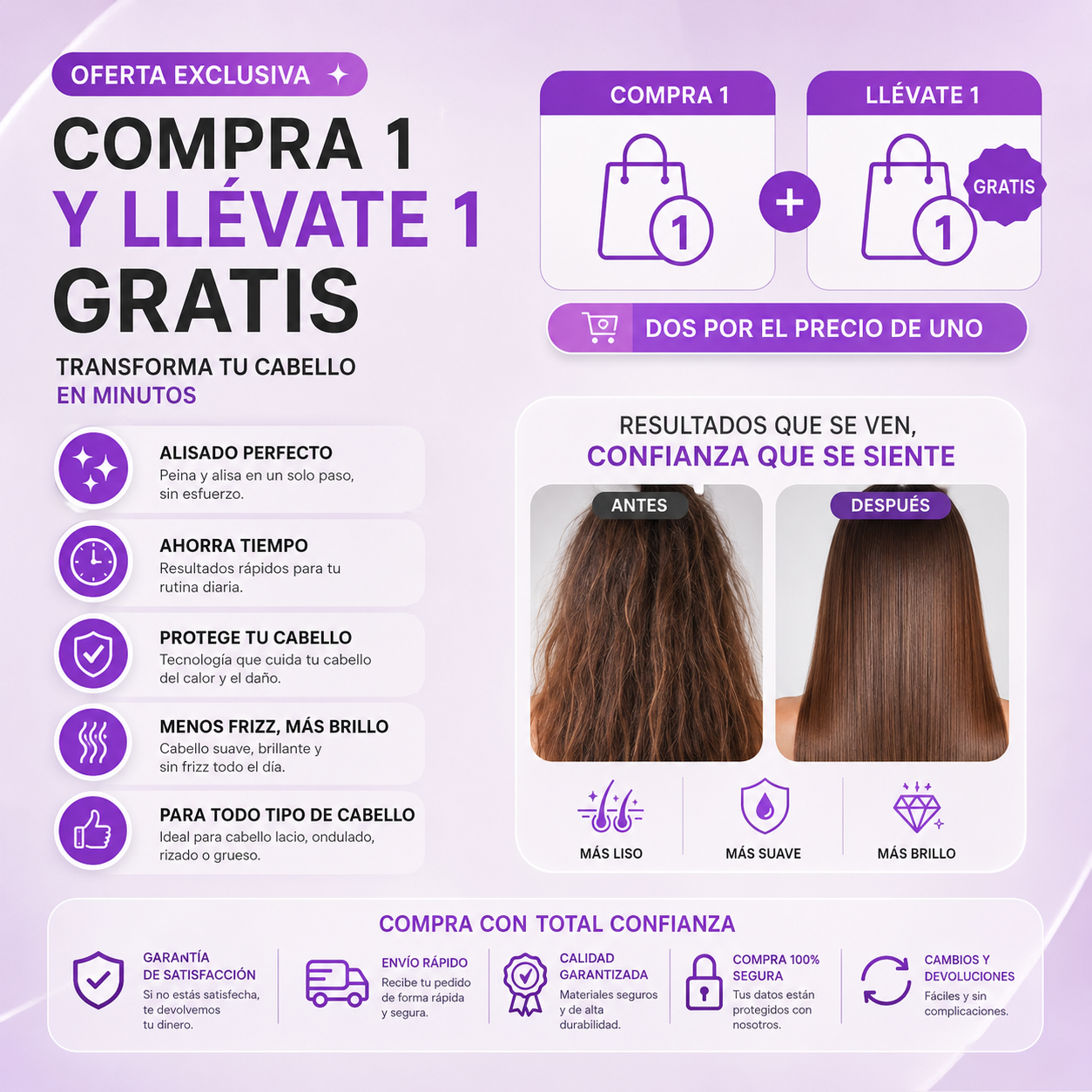 Laciado Master™ | Cepillo Alaciador