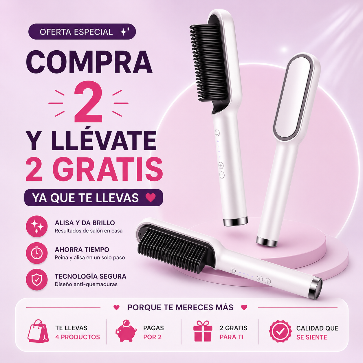 Laciado Master™ | Cepillo Alaciador