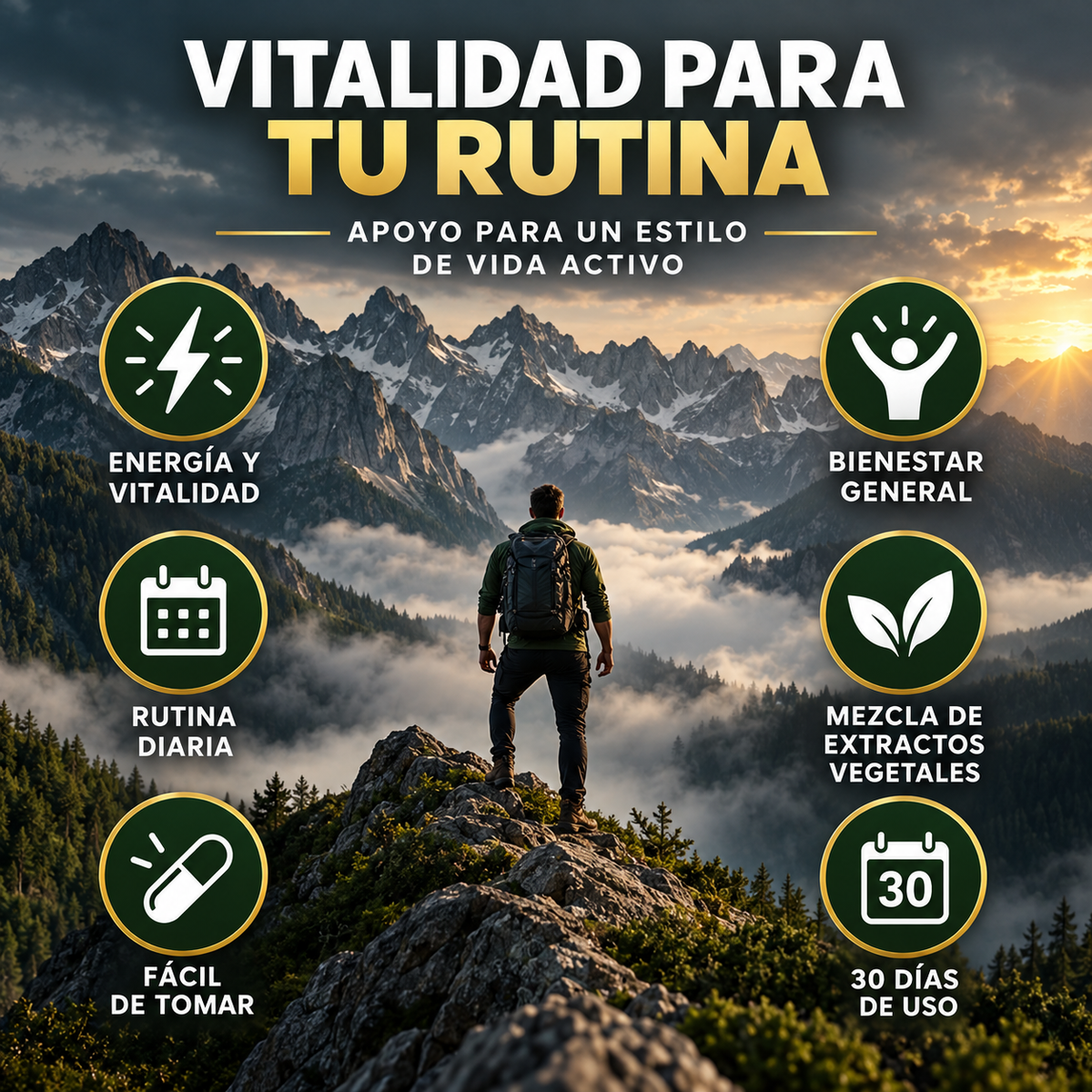Shilajit Ultra Flynew – Energía y Vitalidad | 60 Cápsulas