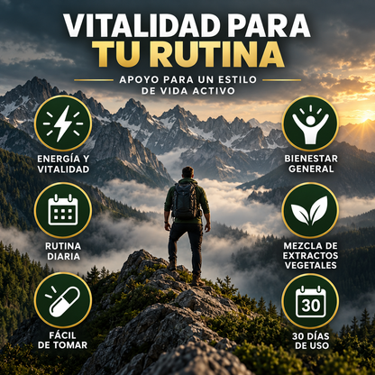 Shilajit Ultra Flynew – Energía y Vitalidad | 60 Cápsulas