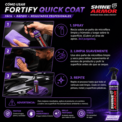 SHINE ARMOR | Spray De Revestimiento Ceramico Carro