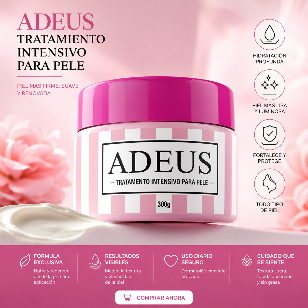 BrilloFirme™ | Crema Adeus Reafirmante