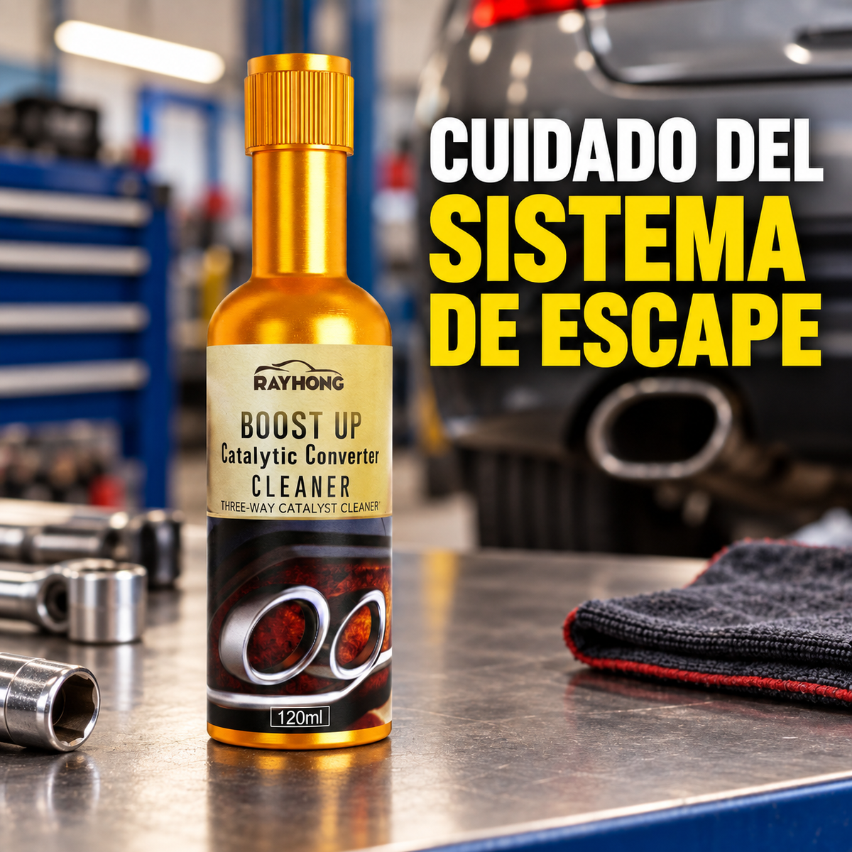 RAYHONG | Limpiador De Catalizador 120 Ml