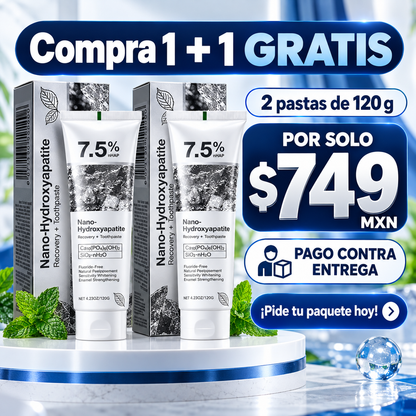 NanoWhite™ 7.5% | Pasta Dental de Hidroxiapatita