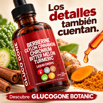 GlucoGone Botanic™ | Berberina + Canela de Ceilán