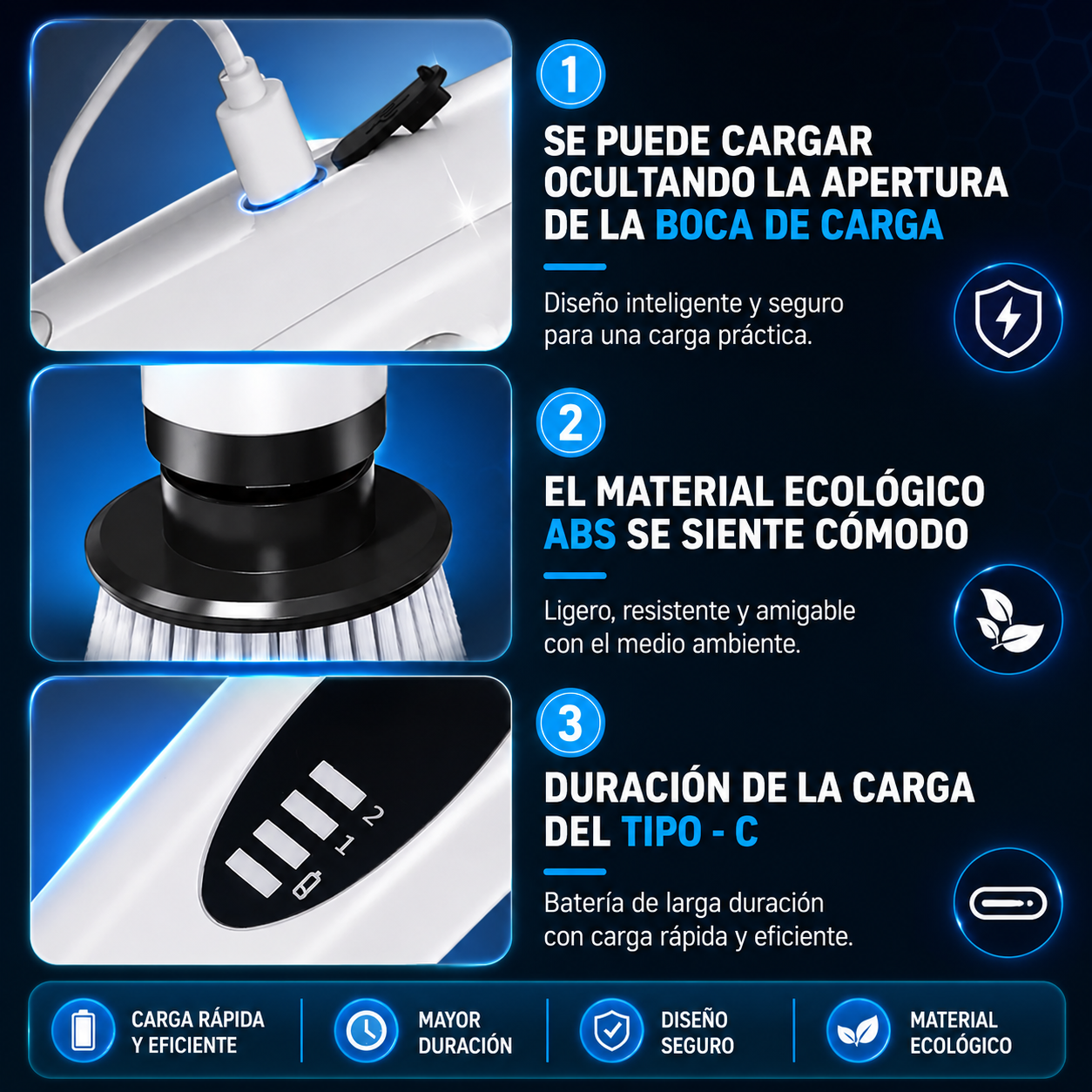 Leody Clean™  | Cepillo Limpiador Electrico 9 En 1
